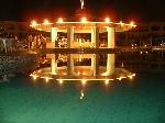 Hurghada Ali Baba Palace  pool bar by night